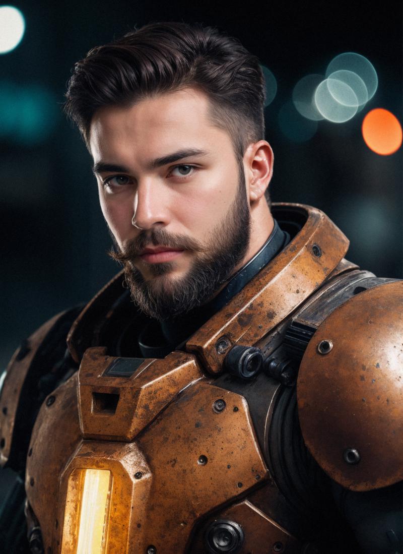 3978526617-2001481871-close up Portrait photo of muscular bearded guy in a worn mech suit, ((light bokeh)), intricate, (steel metal [rust]), elegant,.png